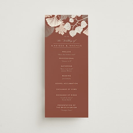 Wedding Programs