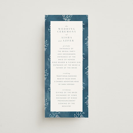 Wedding Programs