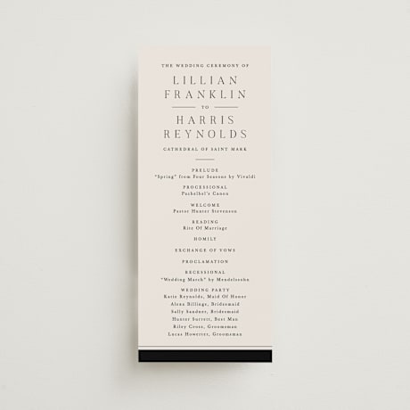 Wedding Programs