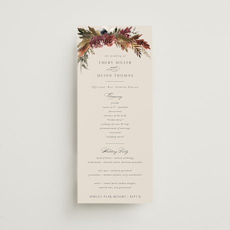 Wedding Programs