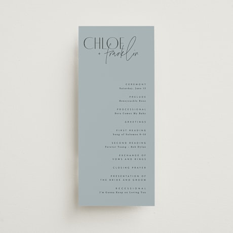 Wedding Programs