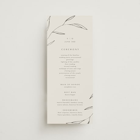 Wedding Programs