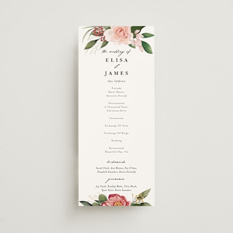 Wedding Programs