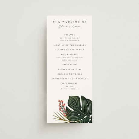 Wedding Programs
