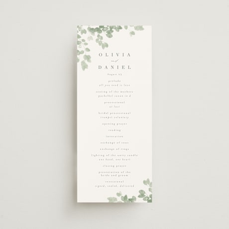 Wedding Programs