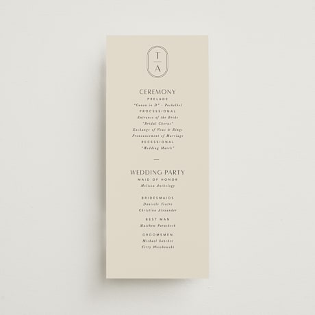 Wedding Programs