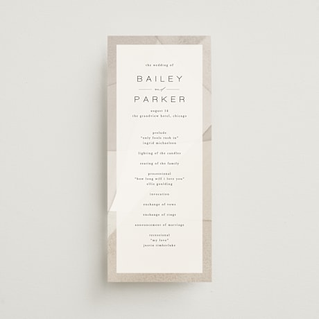 Wedding Programs