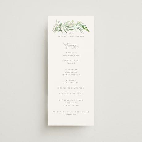 Wedding Programs