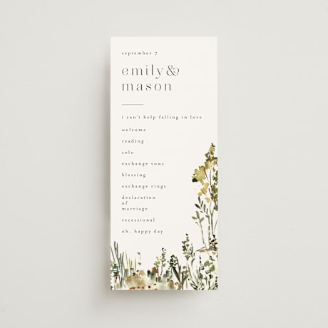 Wedding Programs