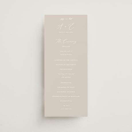 Wedding Programs