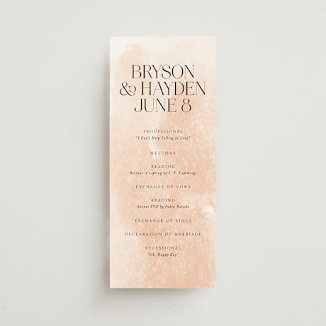 Wedding Programs