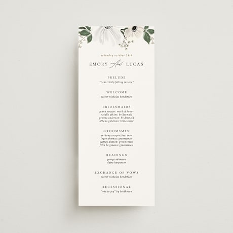 Wedding Programs