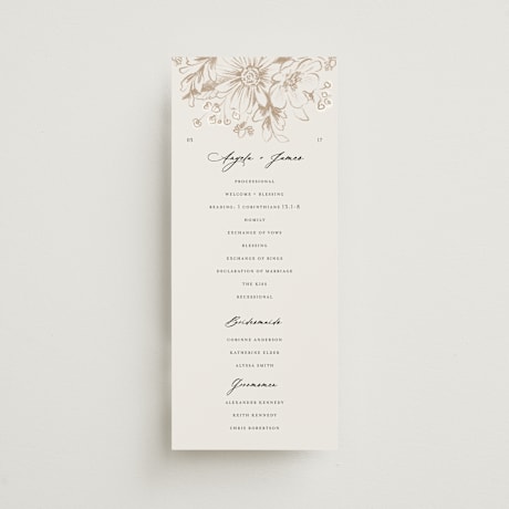 Wedding Programs