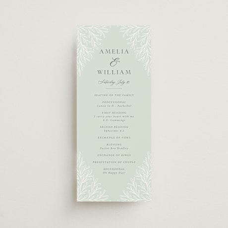 Wedding Programs