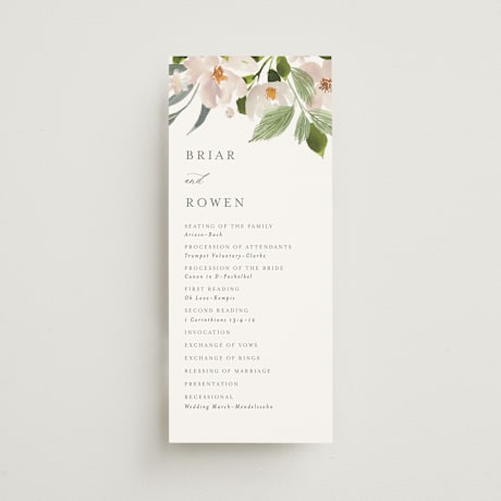 Wedding Programs
