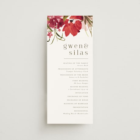 Wedding Programs
