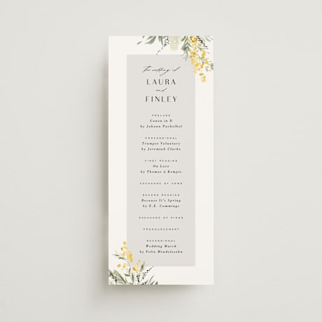 Wedding Programs