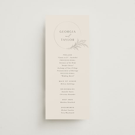 Wedding Programs