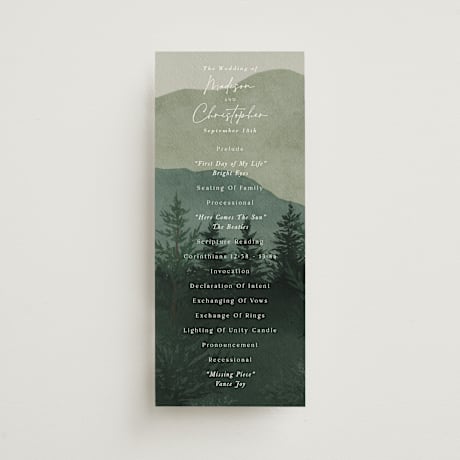 Wedding Programs