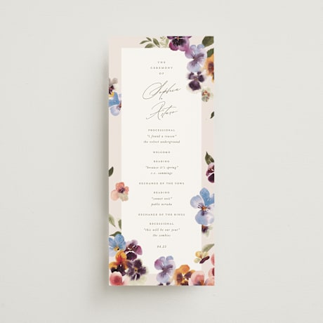 Wedding Programs
