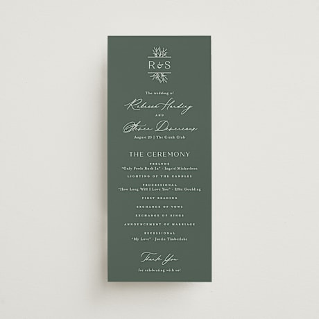 Wedding Programs