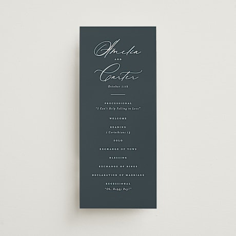 Wedding Programs