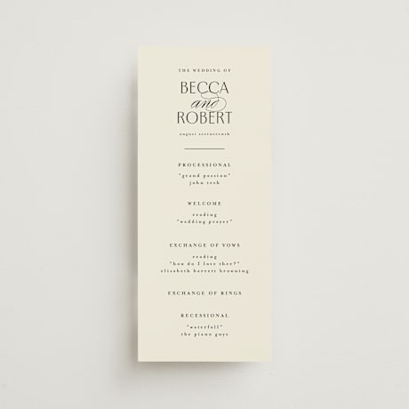 Wedding Programs