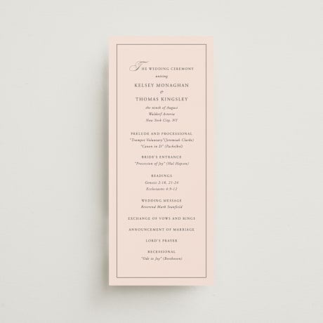 Wedding Programs