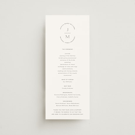 Wedding Programs