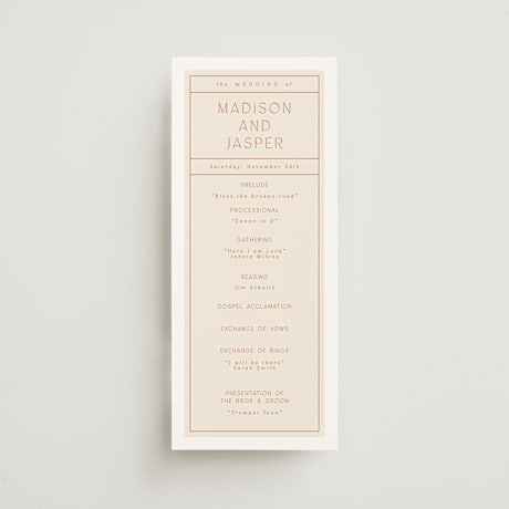 Wedding Programs