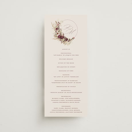 Wedding Programs
