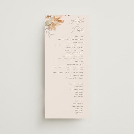 Wedding Programs