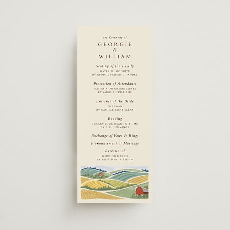Wedding Programs