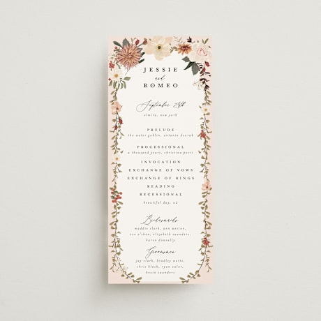 Wedding Programs