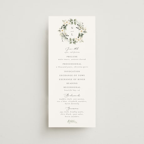 Wedding Programs