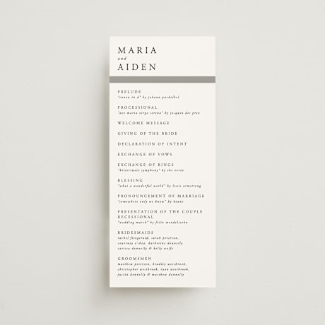 Wedding Programs