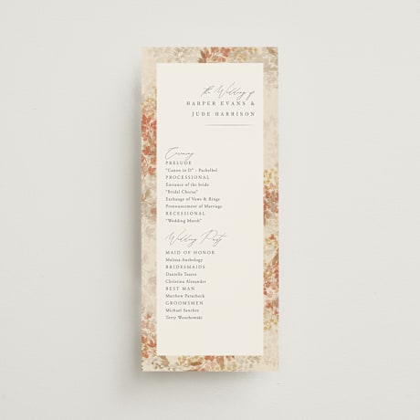 Wedding Programs
