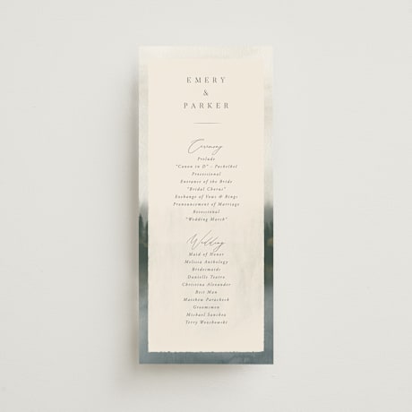 Wedding Programs