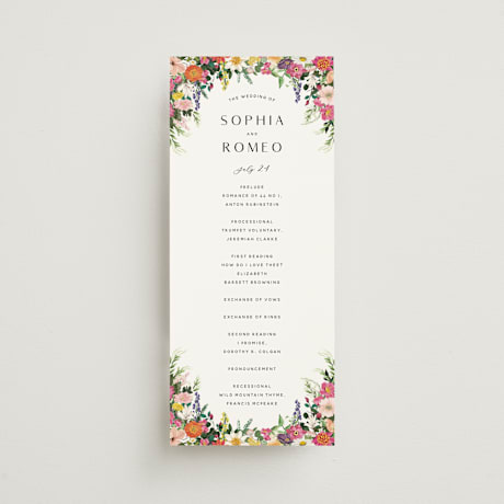 Wedding Programs
