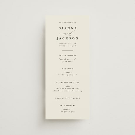 Wedding Programs
