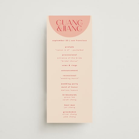 Wedding Programs