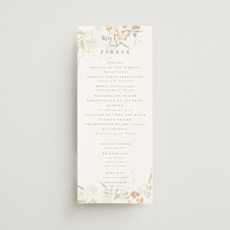 Wedding Programs