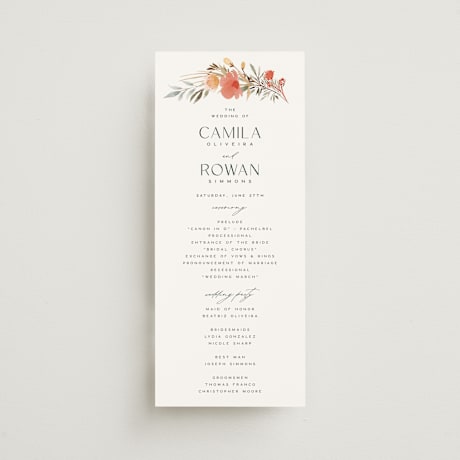 Wedding Programs