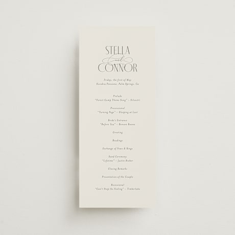 Wedding Programs
