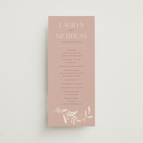 Wedding Programs
