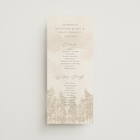 Wedding Programs