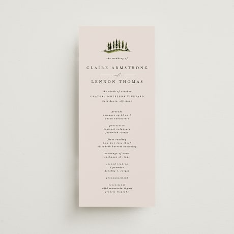 Wedding Programs