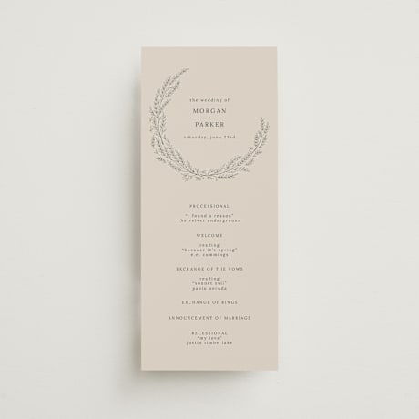 Wedding Programs