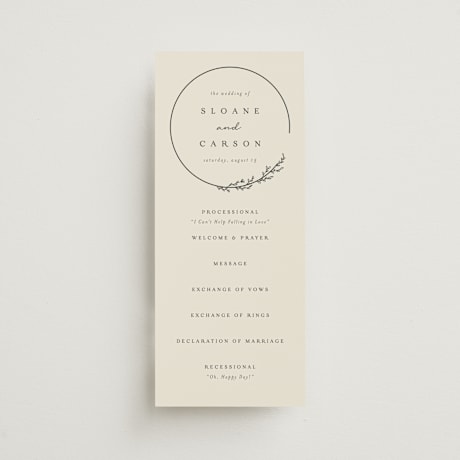 Wedding Programs