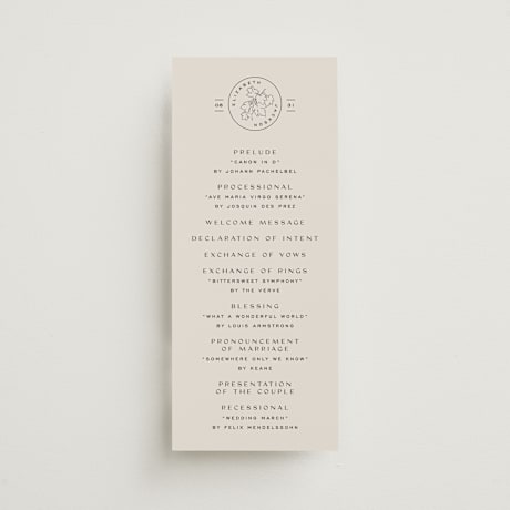 Wedding Programs